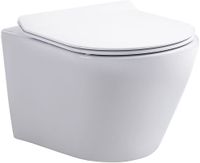 Унитаз подвесной Aquanet ornado белый арт-ATAGO W Short T — фото 1, Подвесные унитазы