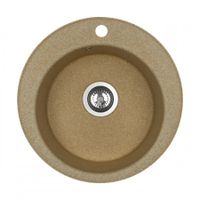 Мойка кухонная ШЕЛЛИ 50, круглая, песочный 1A734732SS220 — фото 2, Кухонные мойки