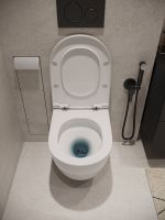 Agger Унитаз подвесной безободковый TORNADO, сиденье с микролифтом арт-AT12150 — фото 4, Подвесные унитазы