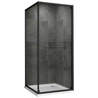 Душевой уголок ABBER Schwarzer Diamant AG0A090B — фото 2, Квадратные душевые уголки