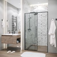 Товар: Дверь в нишу Grossman Galaxy 100.K33.01.100.21.00 (100х195) черный матовый,стекло прозрачное,раздвижная, 1 место - фото 5 Дверь в нишу Grossman Galaxy 100.K33.01.100.21.00 (100х195) черный матовый,стекло прозрачное,раздвижная, 1 место — фото 5, Раздвижные душевые двери