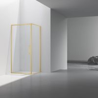 Товар: Душевой уголок Slim 8mm , 900*900, брашированное золото, стекло прозрачное арт-VSR-4SLP9090CLG - фото 2 Душевой уголок Slim 8mm , 900*900, брашированное золото, стекло прозрачное арт-VSR-4SLP9090CLG — фото 2, Квадратные душевые уголки