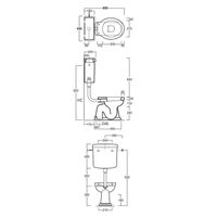 Унитаз SIMAS LONDRA напольный приставной или к бачку с вертикальным сливом цвет белый LO901 — фото 4, Подвесные унитазы
