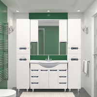 Шкаф-пенал арт-П-Жас05035-011БкЛ — фото 3, Пеналы для ванной комнаты