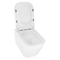 Унитаз подвесной Azario ESCONDA 345х490х350 безободковый, смыв "Скрытое Торнадо", с быстросъемным сиденьем микролифт арт-AZ-2805E — фото 3, Подвесные унитазы