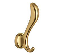 Крючок COLOMBO DESIGN GOLF двойной цвет золото арт-AR17.GOLD — фото 3, Крючки для полотенец