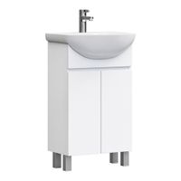 Тумба под раковину VIGO Wing 50 напольная белый (tn.WIN.BAL.50.2D белый) — фото 1, Тумбы под раковину