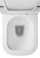 Унитаз-компакт Azario MIRADA S 385х620х920 напольный, безободковый в комплекте с бачком и сиденьем микролифт, белый арт-AZ-1288A — фото 6, Напольные унитазы