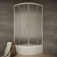 ДО Лайт 90*90 В (3 места+сифон D50) арт-Щ0000061813 — фото 1, Душевые уголки четверть круга