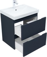 Тумба с раковиной Aquanet Джейн 60 цв.маренго (раковина Flat) 00332541 — фото 13, Тумбы с раковиной