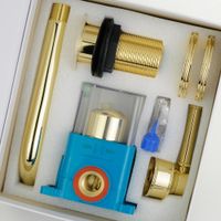 Товар: ERMITAGE MINI См-ль д/рак-ны моноком. скр.монт.на 2 отв., ручка латунь, дон.клап."click-clac" золото арт-31427 - фото 5 ERMITAGE MINI См-ль д/рак-ны моноком. скр.монт.на 2 отв., ручка латунь, дон.клап."click-clac" золото арт-31427 — фото 5, Смесители для раковины