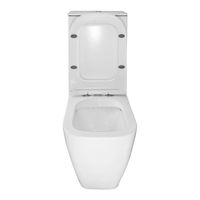 Унитаз-компакт Azario MIRADA S 385х620х920 напольный, безободковый в комплекте с бачком и сиденьем микролифт, белый арт-AZ-1288A — фото 4, Напольные унитазы