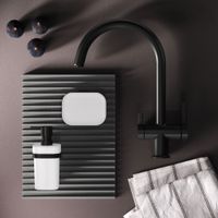 F8F07722 Func, смеситель для кухни с C-изливом с каналом для питьевой воды, черный — фото 4, Смесители для кухни