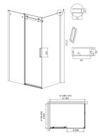 Товар: Душевое ограждение Grossman Classic 100.K33.04.130.42.00-200.K33.04.80.42.00 (130х80х195) раздвижная,графит сатин,стекло прозрачное,2 места арт-120.K33.04.1380.42.00 - фото 9 Душевое ограждение Grossman Classic 100.K33.04.130.42.00-200.K33.04.80.42.00 (130х80х195) раздвижная,графит сатин,стекло прозрачное,2 места арт-120.K33.04.1380.42.00 — фото 9, Прямоугольные душевые уголки
