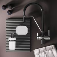 Товар: F8F07802 Func, смеситель для кухни с каналом для питьевой воды и гибким изливом, хром,черн. излив - фото 4 F8F07802 Func, смеситель для кухни с каналом для питьевой воды и гибким изливом, хром,черн. излив — фото 4, Смесители для кухни