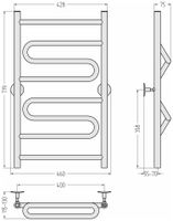 Товар: Полотенцесушитель водяной Стилье Универсал-51 800х400 (1+2+1) ПZП 21 Без покрытия арт-00651-8040 - фото 3 Полотенцесушитель водяной Стилье Универсал-51 800х400 (1+2+1) ПZП 21 Без покрытия арт-00651-8040 — фото 3, Водяные полотенцесушители