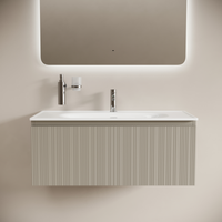 Тумба подвесная SANCOS Code 990х453х400, c одним ящиком оснащенным доводчиками, цвет серая платина , арт. CD100GP — фото 1, Тумбы под раковину