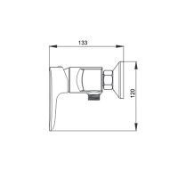 Смеситель для душа Raiber Nova арт-R2501 — фото 2, Смеситель для душа