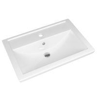 Раковина Onika Kirovit ФОСТЕР 70 белая арт-4620008197746 — фото 2, Раковины встраиваемые сверху