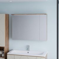 Товар: Зеркальный шкаф Бриклаер КРИСТАЛЛ 95 см, дуб крафт табачный 4627125417214 - фото 1 Зеркальный шкаф Бриклаер КРИСТАЛЛ 95 см, дуб крафт табачный 4627125417214 — фото 1, Шкафы для ванной