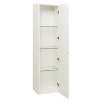 Шкаф-пенал подвесной MONACO 35 /белый софт/универсальный/ AQUA DE MARCO 3035WFMON — фото 3, Шкафы для ванной