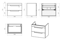 Товар: Тумба под раковину арт-ARI-01060-03062Я - фото 5 Тумба под раковину арт-ARI-01060-03062Я — фото 5, Тумбы под раковину