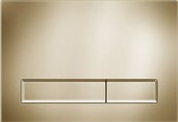 KK-POL SPP/036/BG/K M08 Пластиковая панель смыва для инсталляции, цвет золото брашированное — фото 1, Панели