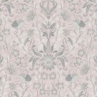Обои AS Creation Maison Charme Винил на флизелине (0,53*10,05) Розовый/Серый/Белый, Птицы/Цветы арт-39075-2 — фото 1, Обои