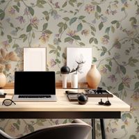 Обои Cole & Son Hummingbirds Cream арт-124-3020 — фото 3, Обои