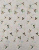 Панно Marburg Crush Motion Винил на флизелине (2,1*2,7) Серый, Птицы арт-63462 — фото 1, Обои