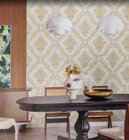 Обои Bernardo Bartalucci Coco Флизелин (1,06*10,05) Серый, Дамаск арт-5084-2 — фото 2, Обои