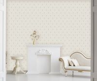 Обои Zambaiti Parati Satin Flowers IV Винил на флизелине (0,53*10,05) Белый/Серебряный, Классическая лилия арт-Z66847 — фото 2, Обои