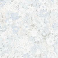 Обои Grandeco Spring Винил на флизелине (1,06*10,05) Серый/Голубой, Цветы арт-R149136 — фото 1, Обои для стен