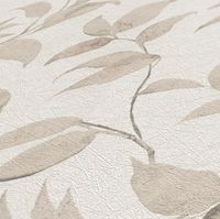 Обои AS Creation Original View Винил на флизелине (0,53*10,05) Бежевый, Листья арт-38962-2 — фото 4, Обои