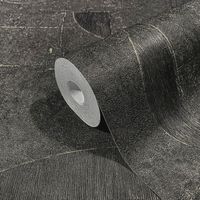 Обои Marburg Papis Loveday Винил на флизелине (0,7*10,05) Черный/Золото, Геометрия/Штукатурка арт-33722 — фото 2, Обои