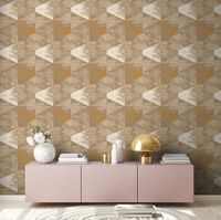 Обои AS Creation Geo Effect Винил на флизелине (0,53*10,05) Бежевый/Желтый/Золото, Геометрия арт-38353-6 — фото 3, Обои