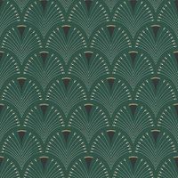 Обои RASCH Denzo II Винил на флизелине (0,53*10,05) Зеленый, Абстракция арт-433258 — фото 1, Обои