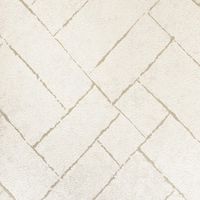 Обои Andrea Rossi Cavolli Винил на флизелине (1,06*10,05) Белый/Бежевый, Геометрия арт-54423-1 — фото 1, Обои для стен