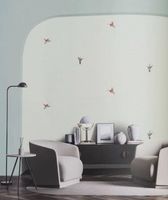 Обои Andrea Rossi Spectrum + Винил на флизелине (1,06*10) Белый/Коричневый, Птицы арт-54356-3 — фото 2, Обои