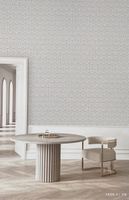 Обои Andrea Rossi Cheradi Винил на флизелине (1,06*10,05) Бирюзовый, Орнамент арт-54399-7 — фото 3, Обои для стен