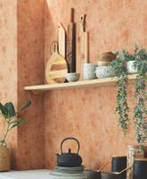 Обои Caselio Telas 2 Винил на флизелине (0,53*10,05) Коричневый, Штукатурка арт-102063036 — фото 3, Обои для стен