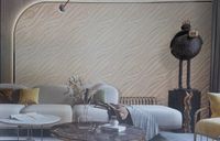 Обои Bernardo Bartalucci Brigida Флизелин (1,06*10,05) Бежевый, Абстракция арт-84270-2 — фото 2, Обои