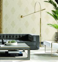 Обои Bruno Zoff Silver Фольга на флизелине (1,06*10,05) Серый, Дамаск арт-60110-4 — фото 2, Обои