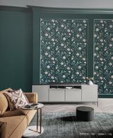 Обои Andrea Rossi Cheradi Винил на флизелине (1,06*10,05) Голубой/Зеленый, Птицы/Цветы арт-54396-5 — фото 4, Обои для стен