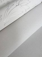 Обои Andrea Rossi Cheradi Винил на флизелине (1,06*10,05) Белый/Серебряный, Цветы арт-54390-1 — фото 2, Обои