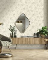 Обои Emiliana Parati Damasco Reale Винил на флизелине (1,06*10,05) Бежевый/Золото, Листья/Цветы арт-73423 — фото 2, Обои