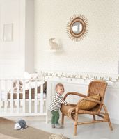 Обои детские Casadeco Rose Nino Винил на флизелине (0,53*10,05) Бежевый/Серый, Цветы арт-85541110 — фото 3, Обои