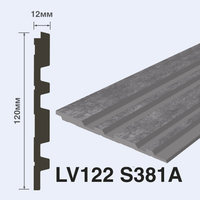 Декоративная панель HIWOOD 2700x120x12 мм арт-LV122 S381A — фото 1, Панели
