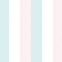 Обои Andrea Rossi Gallinara Винил на флизелине (1,06*10,05) Голубой/Белый/Розовый, Полоса арт-54313-2 — фото 1, Обои для стен