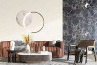 Обои Roberto Borzagi King Винил на флизелине (1,06*10) Серый, Штукатурка арт-90112-2 — фото 2, Обои для стен